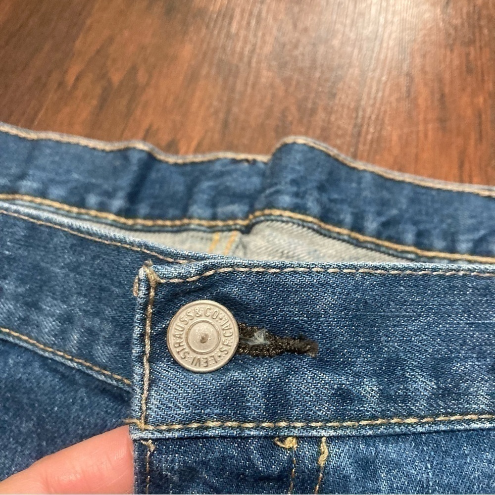 LEVI’S 550 jeans 48x26 altered GUC - Picture 5 of 13